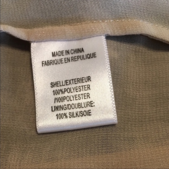 Haute Hippie tan/gold button down tunic size med - Picture 6 of 8